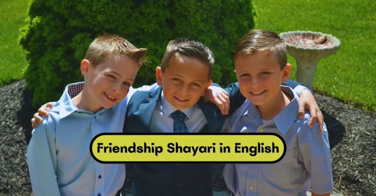 Friendship Shayari in English
